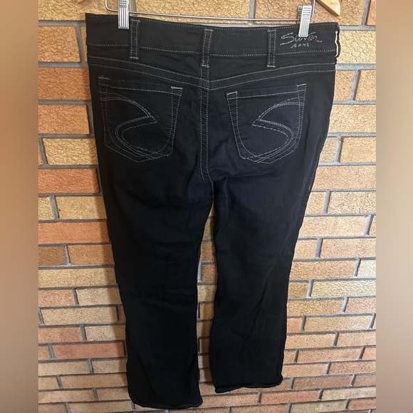 Silver Jeans Co Suki Bootcut Black Denim Jeans Women’s Size 32x32 - Picture 3 of 6